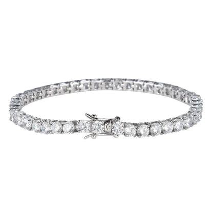 Girls 3mm Brilliant Tennis Bracelet (Gold & Silver)