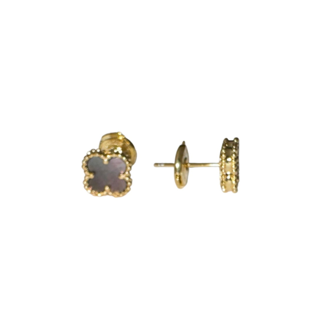 Ayesha Seedat Rose Gold & Grey Pear Vintage Pace Clover Set (925)