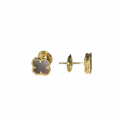 Ayesha Seedat Rose Gold & Grey Pear Vintage Pace Clover Set (925)