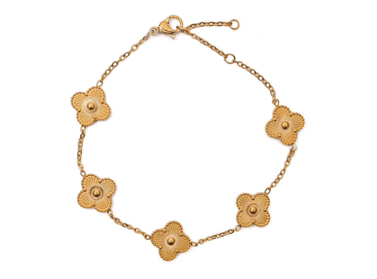 Antique Gold Chic Gold Clover Set