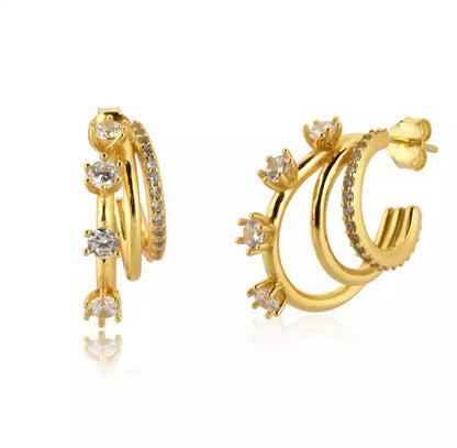 Gold Ariana Hoop Earring