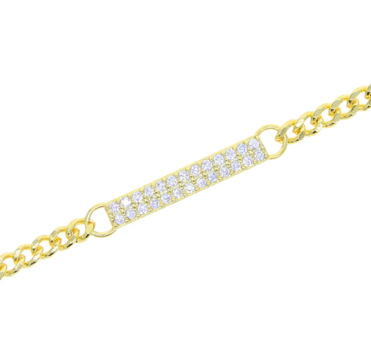 Gold Cuban Bar Choker/Necklace