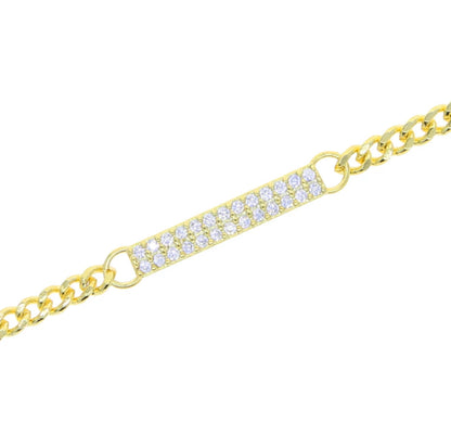 Gold Cuban Bar Choker/Necklace
