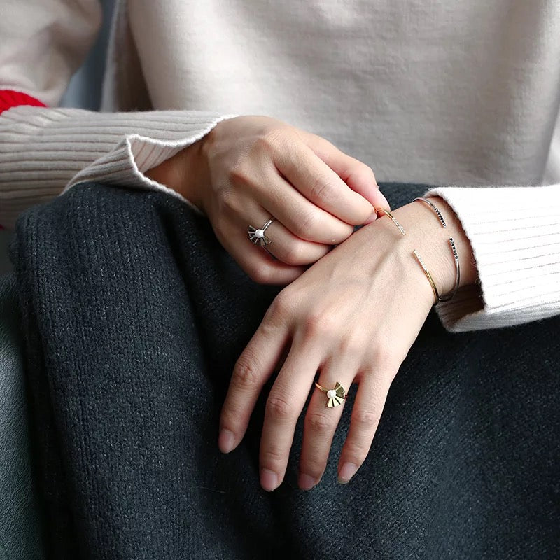 Gilded Cuff Bangle