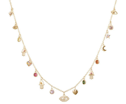 Candy Sparkle Evil Eye Anklet