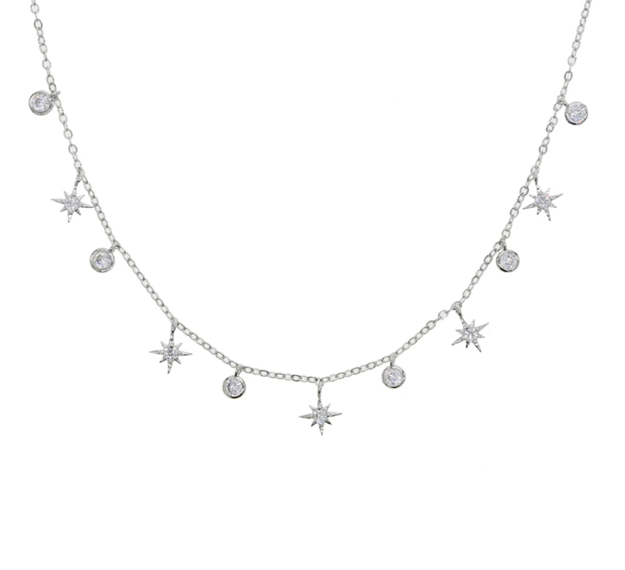 All The Stars Necklace (Silver)