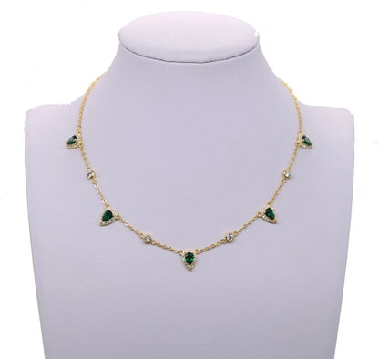 Emerald Blush Necklace