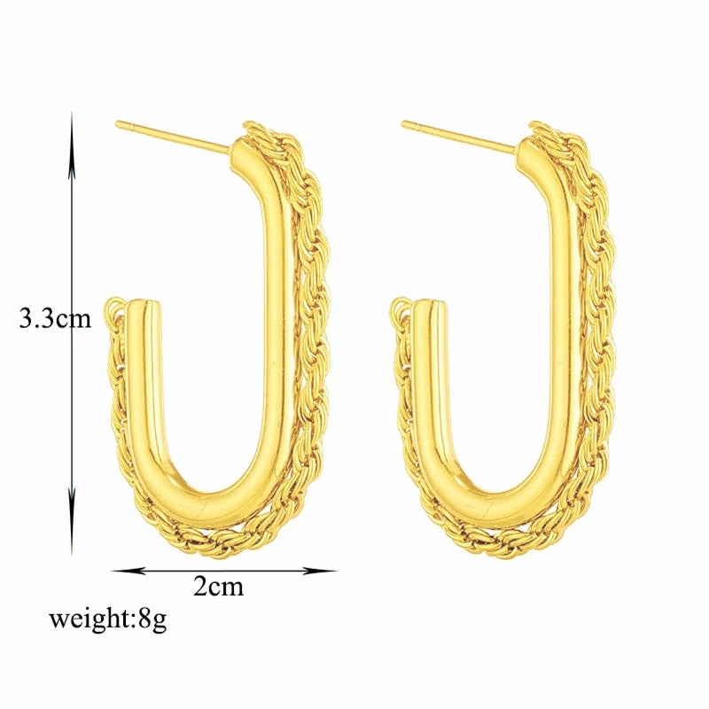 Cable Twist Hoop