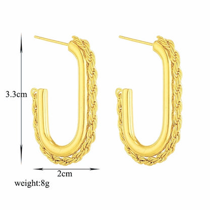 Cable Twist Hoop