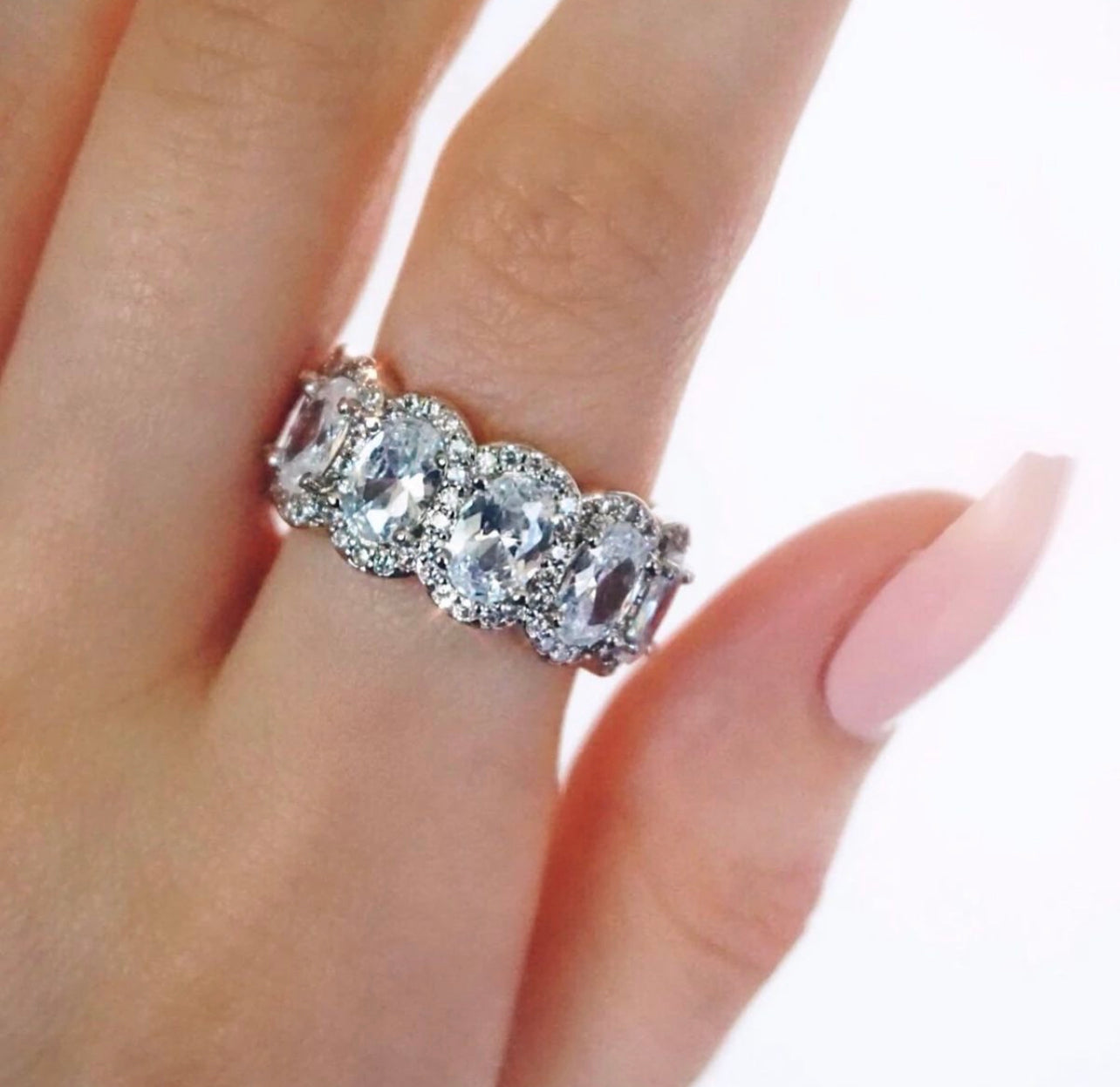 Annah Oval Eternity Ring