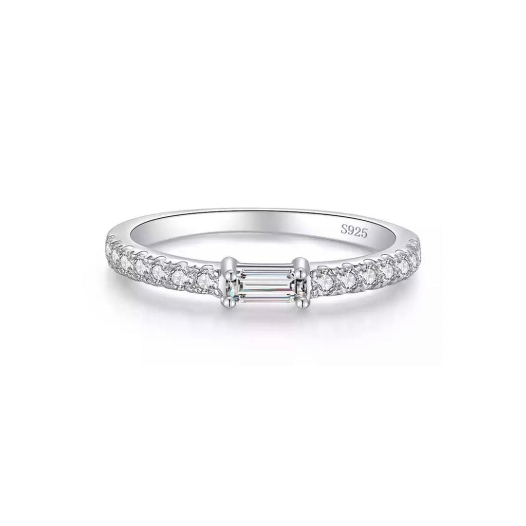 Silver Aurora Stack Ring