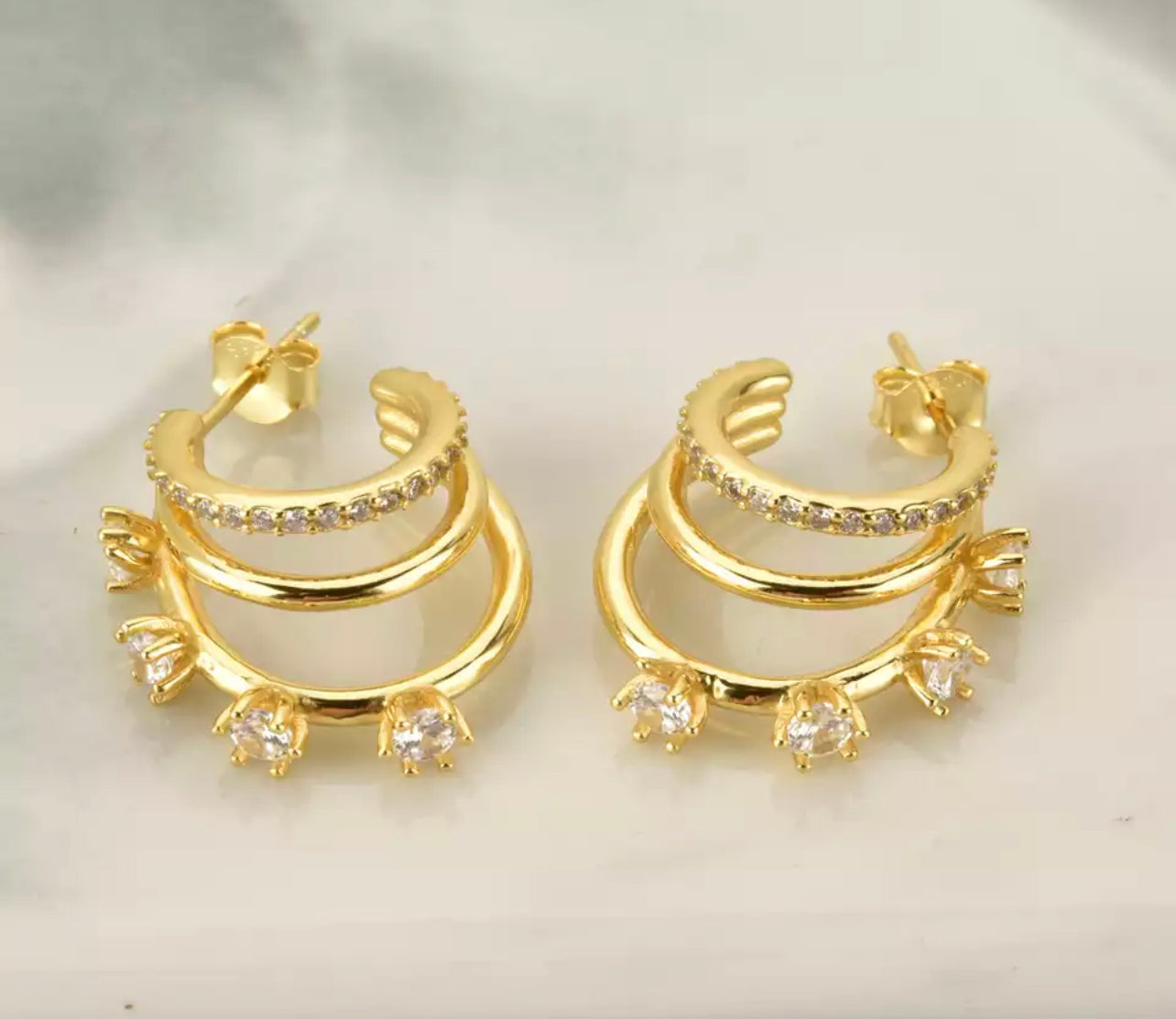 Gold Ariana Hoop Earring