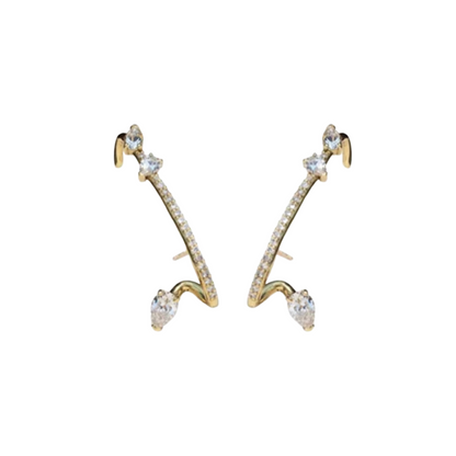 Gold Glamrock Earring
