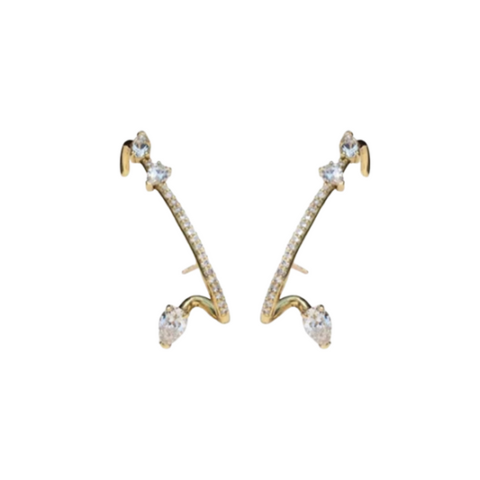 Gold Glamrock Earring