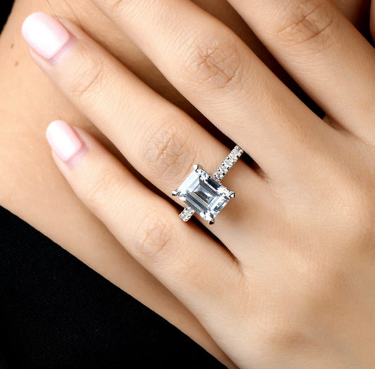 Tzarina Emerald Cut Ring