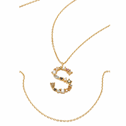 Gold Affirmation Necklace (A-Z)