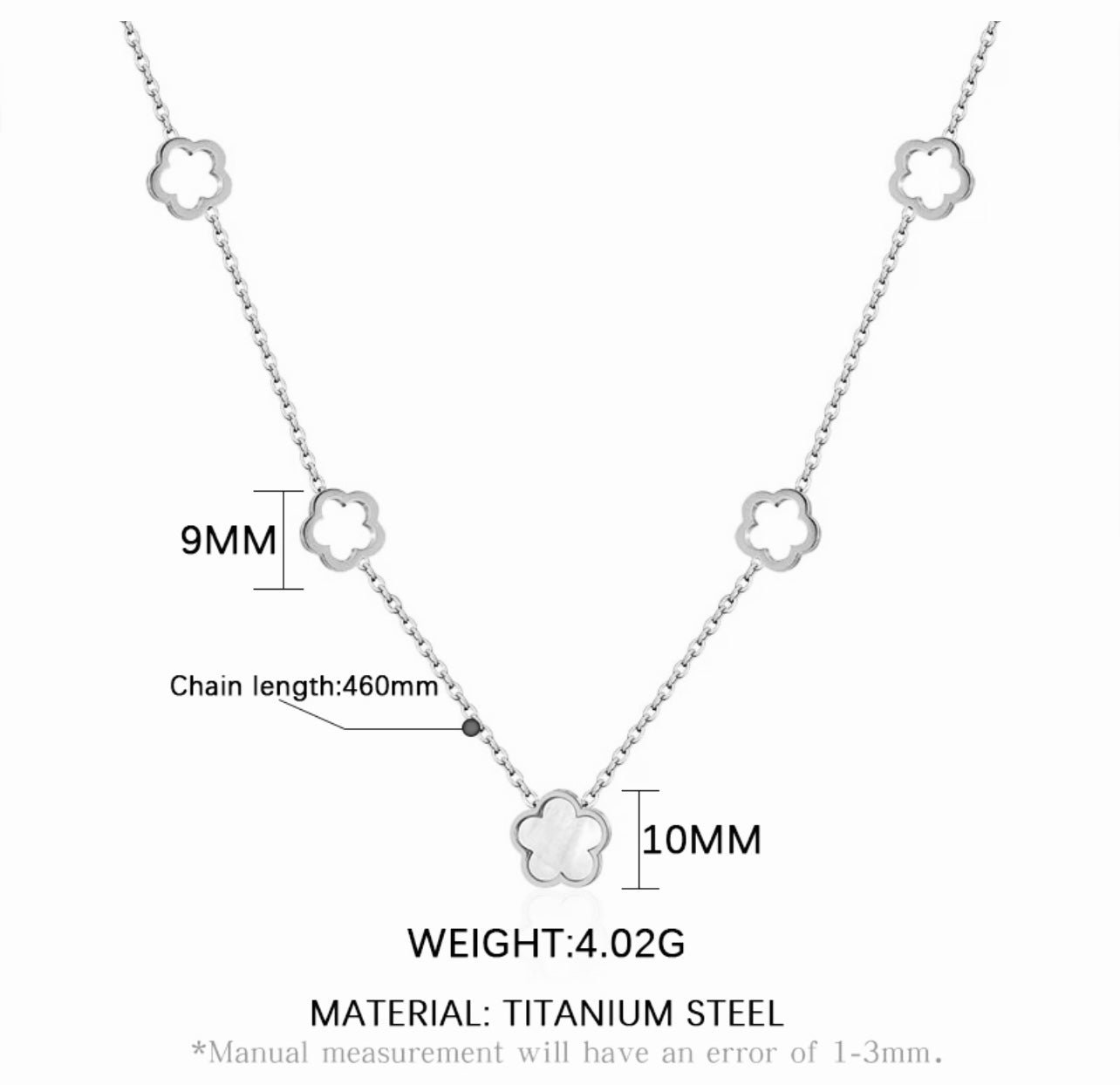 Silver Clover Set
