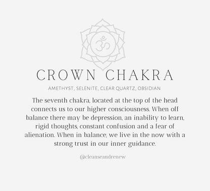 Gold/Silver Sahasrara Crown Chakra Ring