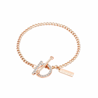 Rose Gold Love Tag Bracelet