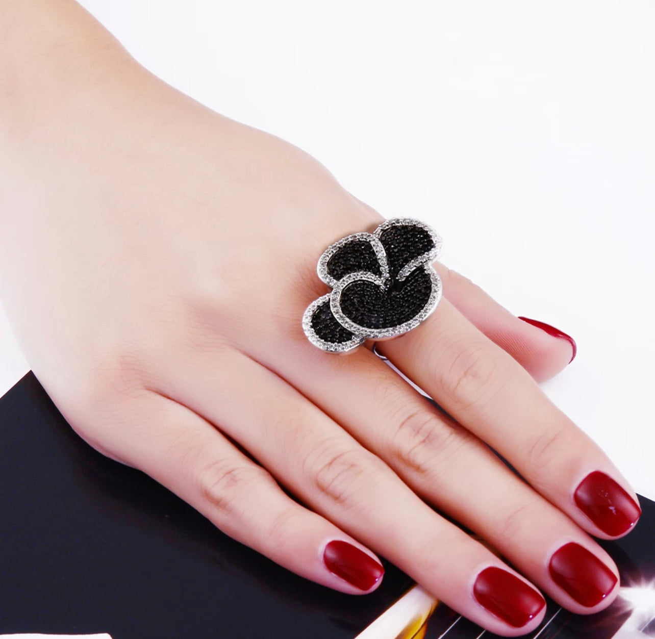 Black Dahlia Ring