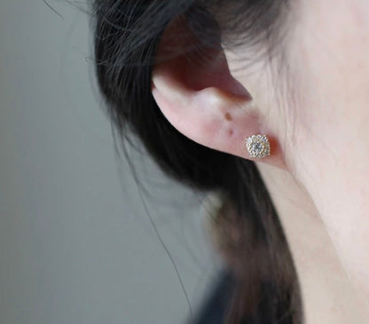 9k Solid Gold Galaxy Star Earring