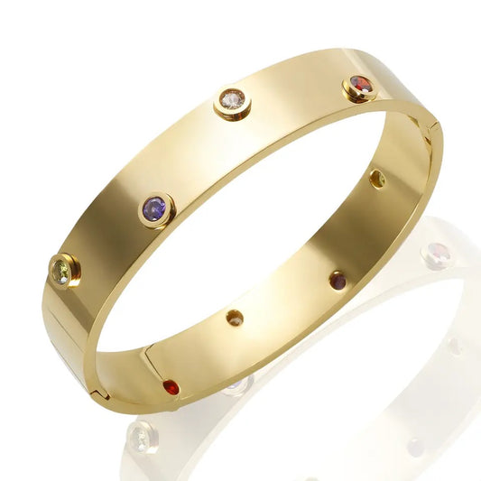 Gold Candy Crush Waterproof Bangle