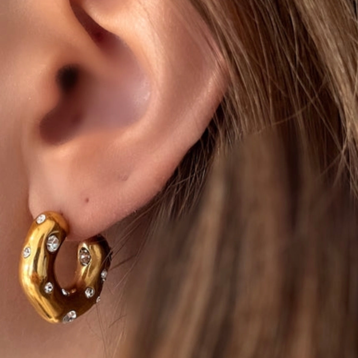 Rose Gold Noku Earring