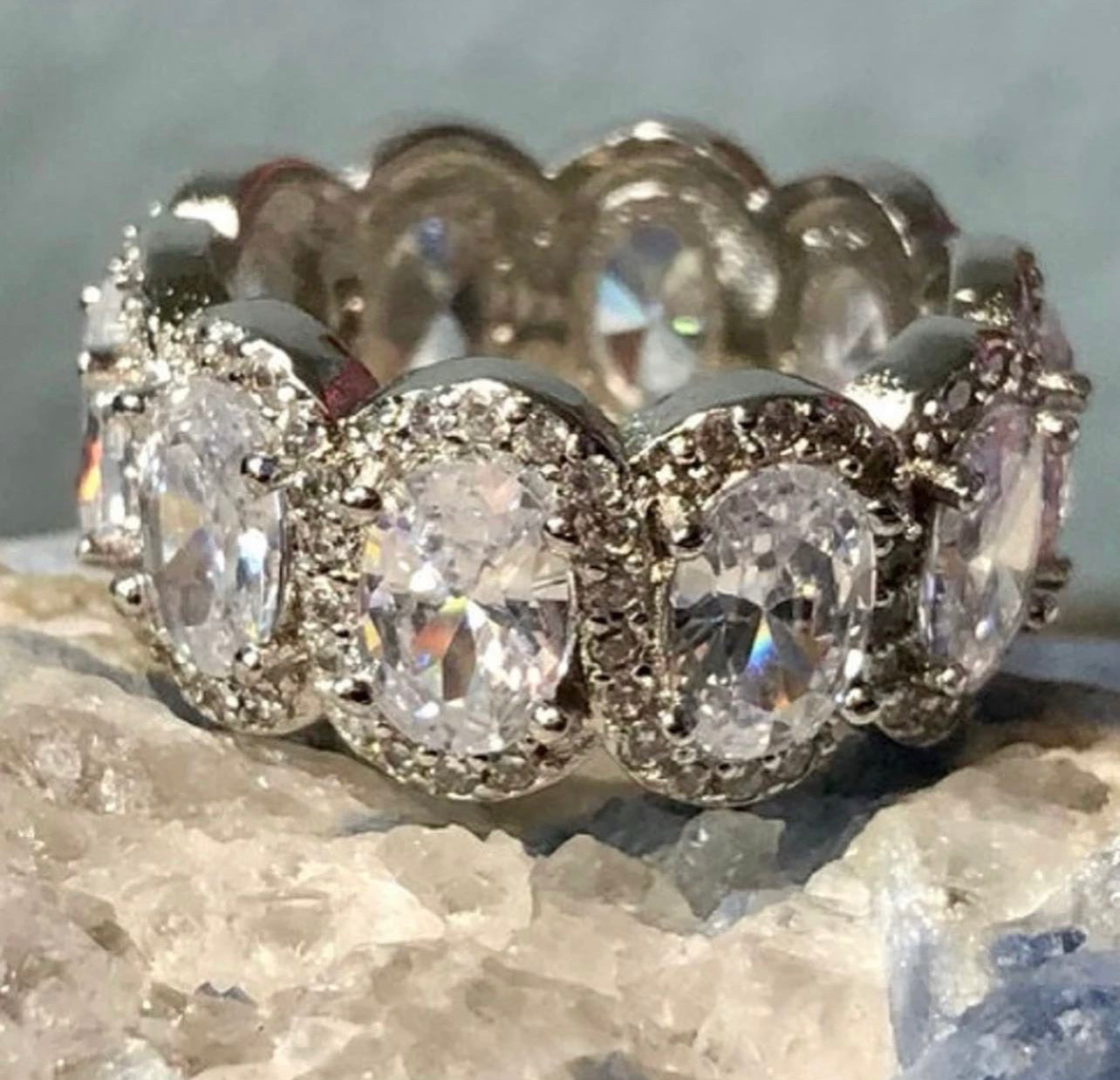 Annah Oval Eternity Ring