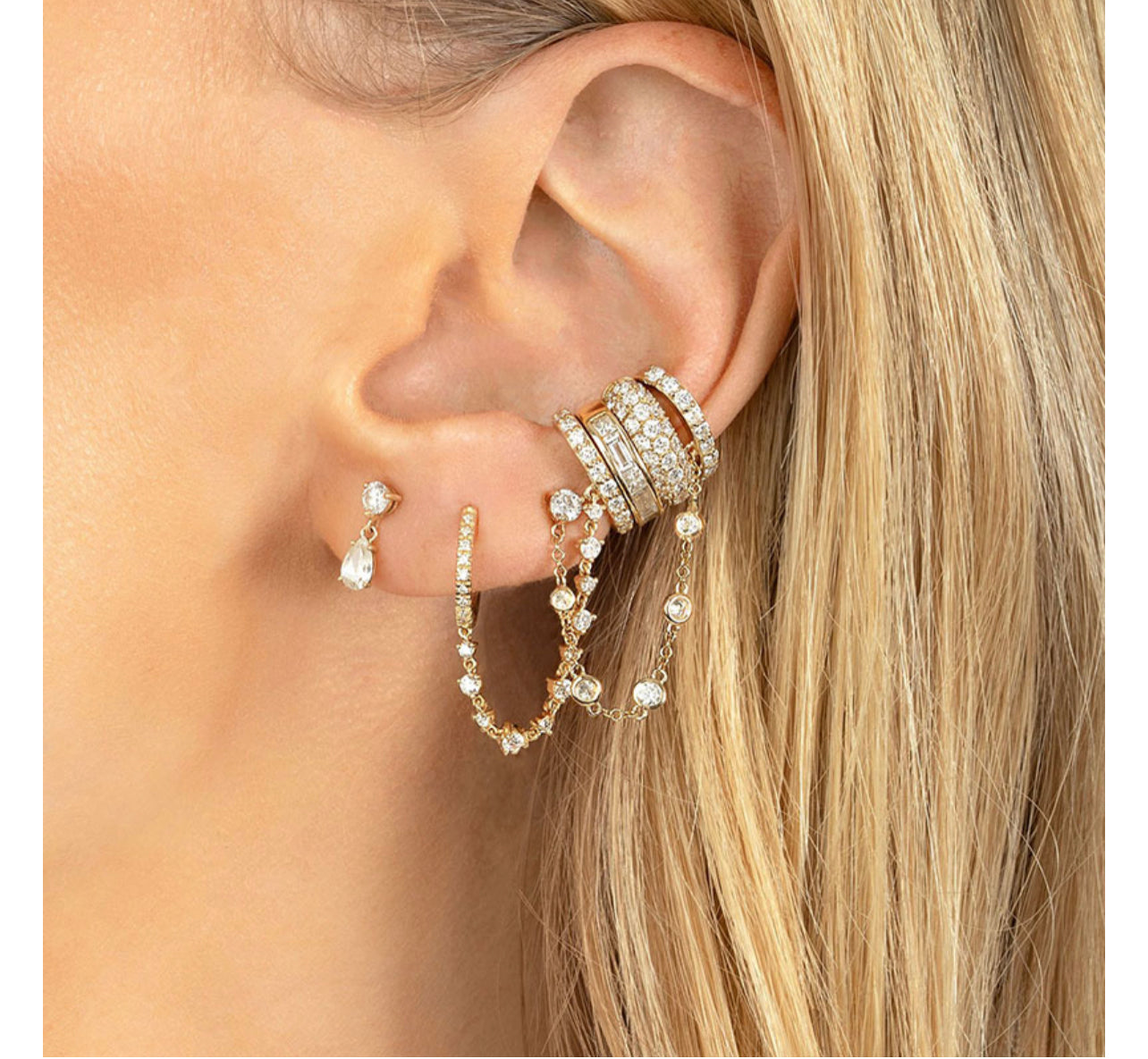 Steffi Earcuff (Gold & Silver)