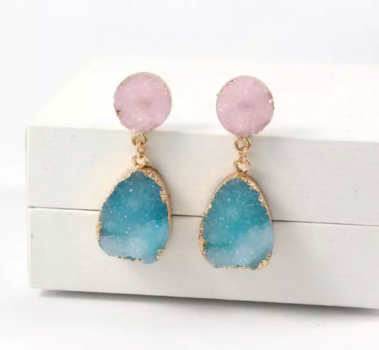 Pink Galaxy Earring