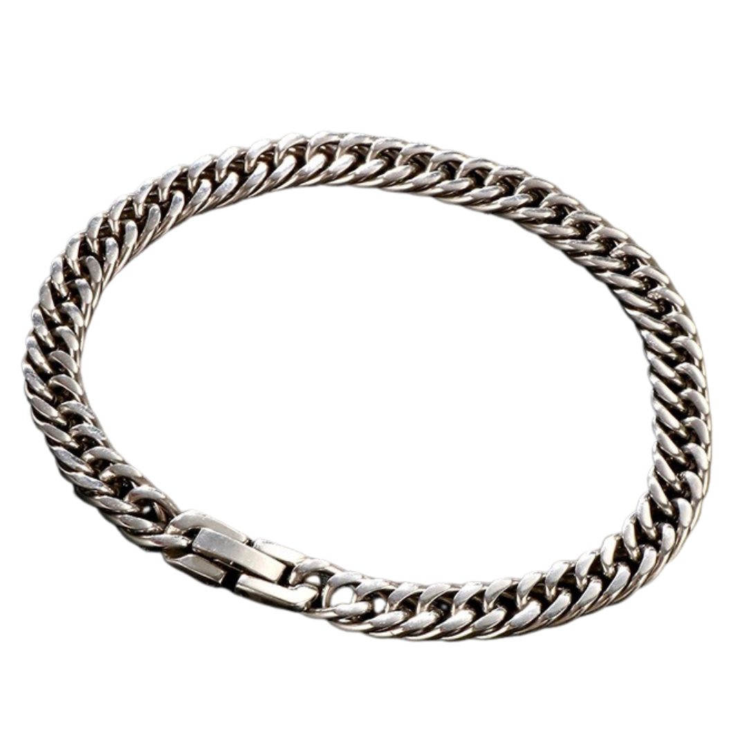 Men’s Silver Vintage Link Bracelet