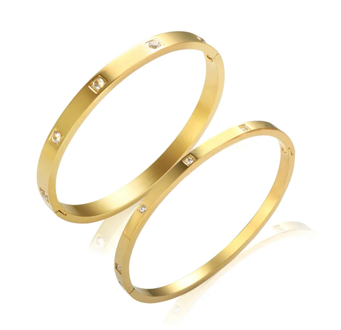 Gold Classica Bangle (4mm, 6mm)