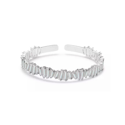 Silver Extrodinaire Baguette Cuff