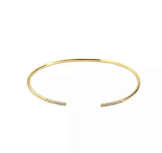 Gilded Cuff Bangle