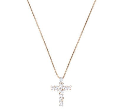 Marquise Cross Necklace