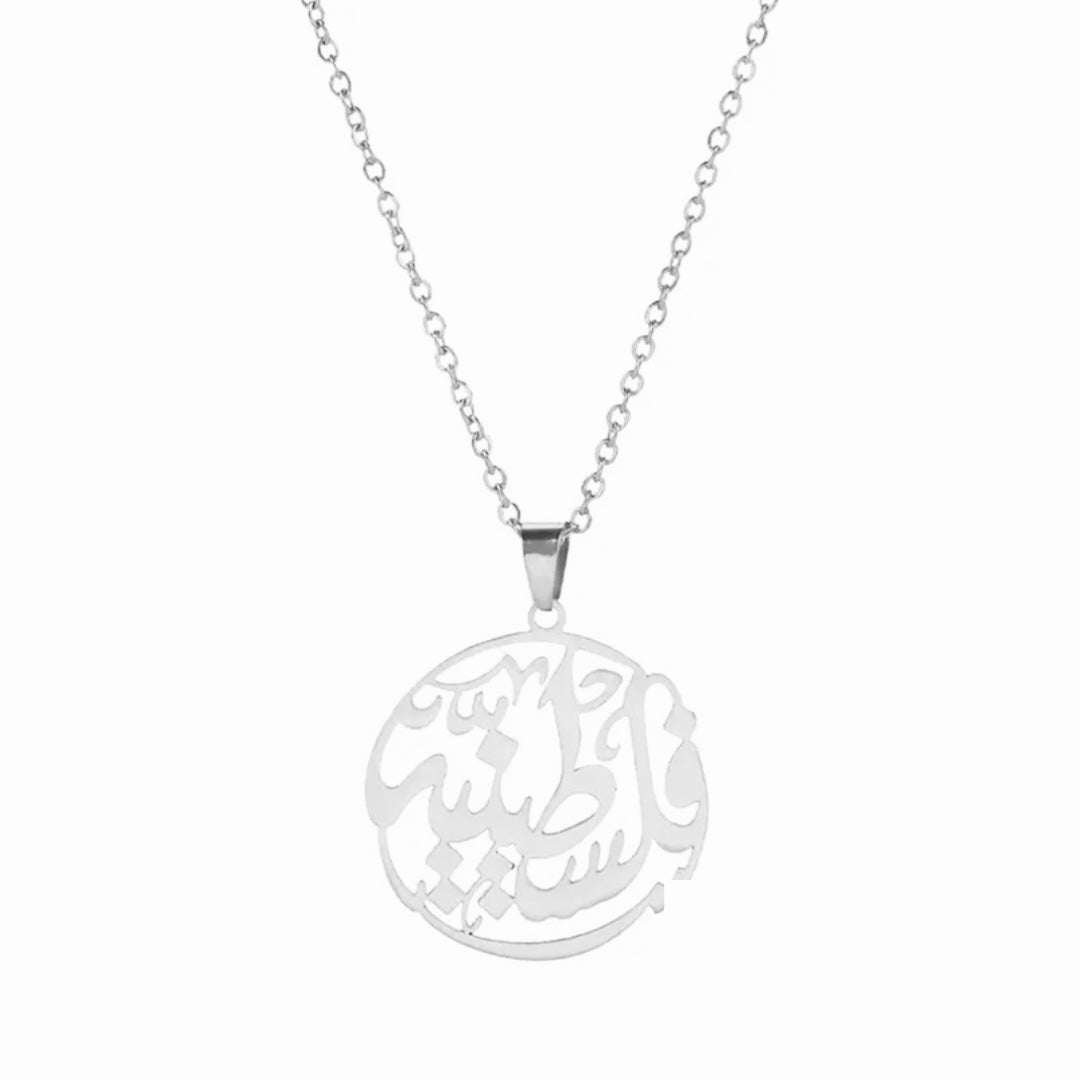 Unisex Silver Cazador Palestine Necklace