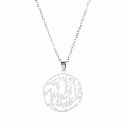 Unisex Silver Cazador Palestine Necklace