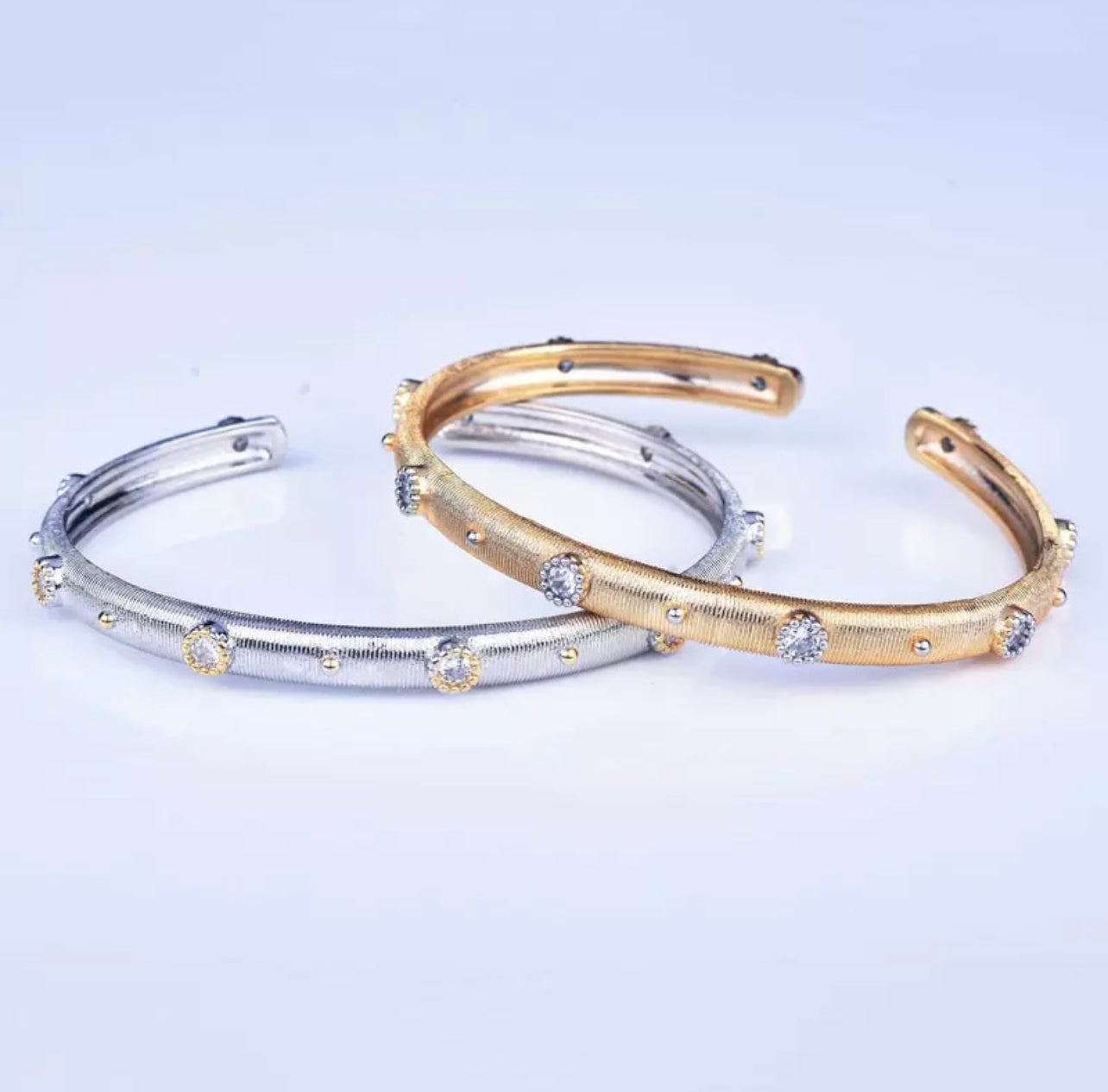 Vintage Brush Metal Bangle