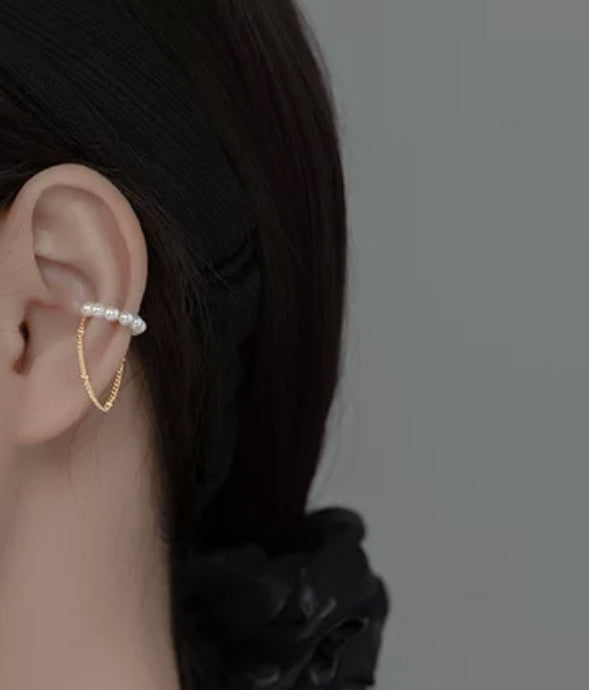 Pearl Dangle Cuff