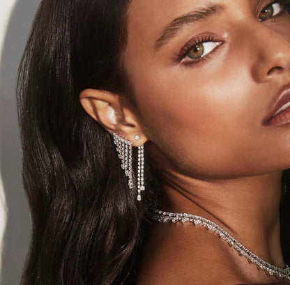 Diamond Rain Earring