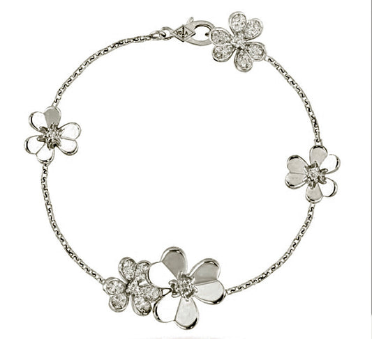 Silver Fleurella Bracelet