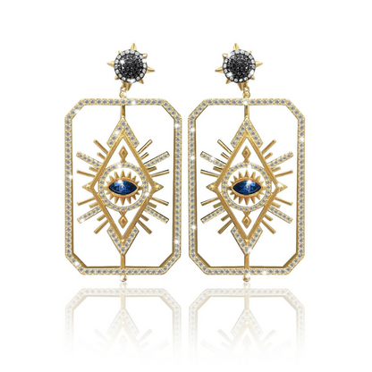 Gold Fortune Teller Earrings