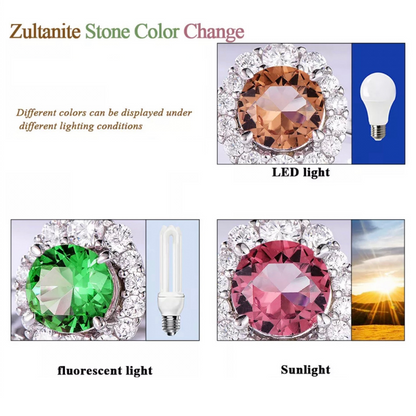 Zultanite Halo Set (925, Vermeil)