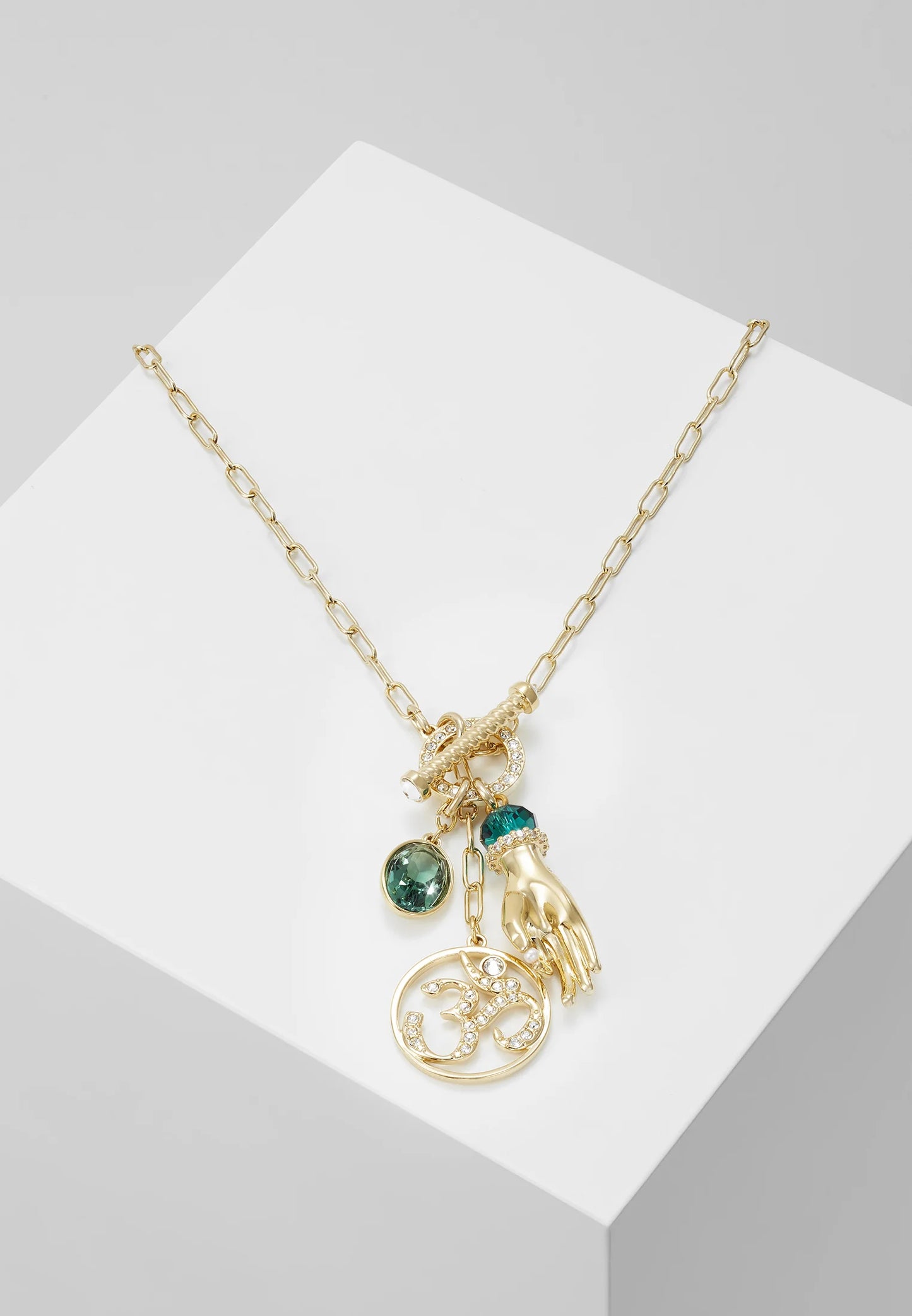 Aurah Hand Charm Necklace