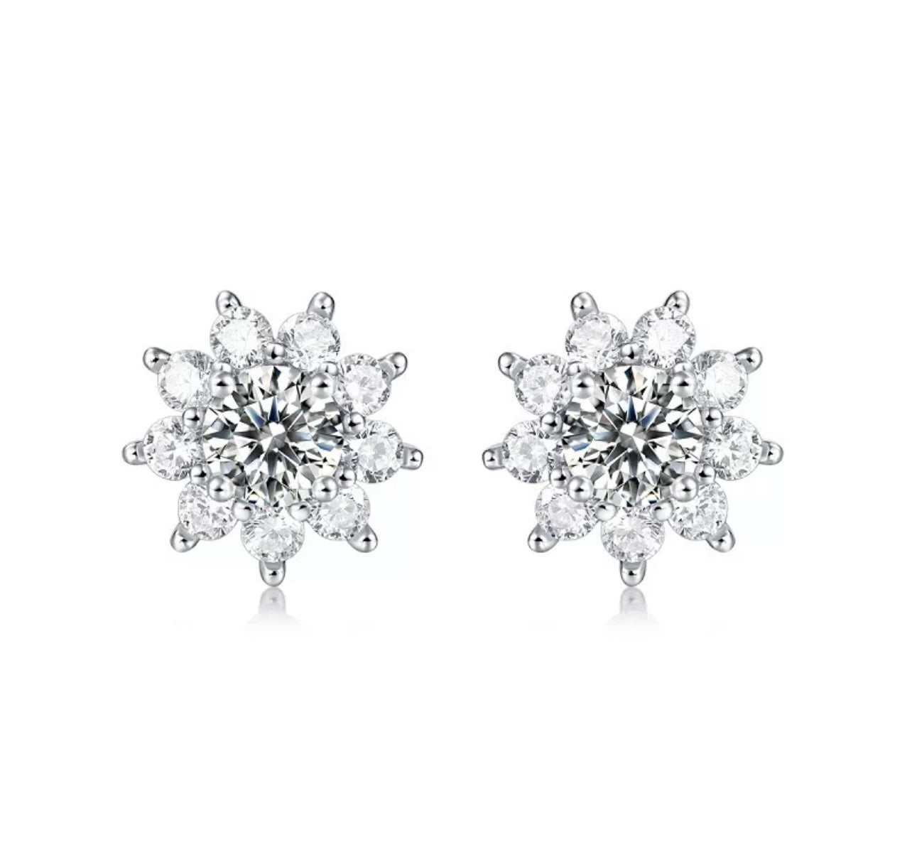 Let There Be Light Moissanite Stud