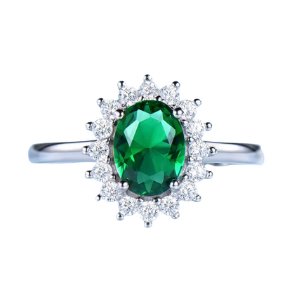 Vintage Emerald Diana Set