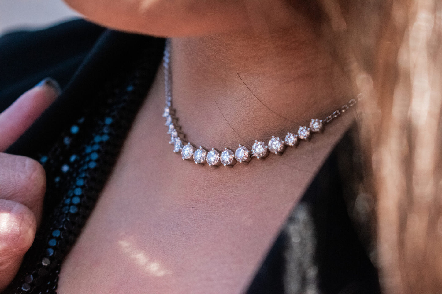 Ayesha Seedat Millennial Tennis Necklace