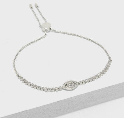 Iced Evil Eye Bracelet
