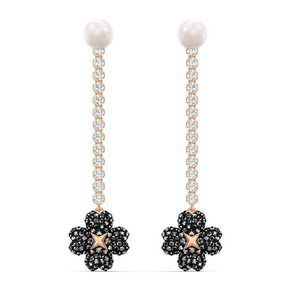 Rose Gold Jet’aime Tennis Earring