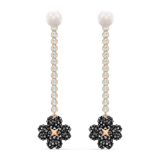 Rose Gold Jet’aime Tennis Earring